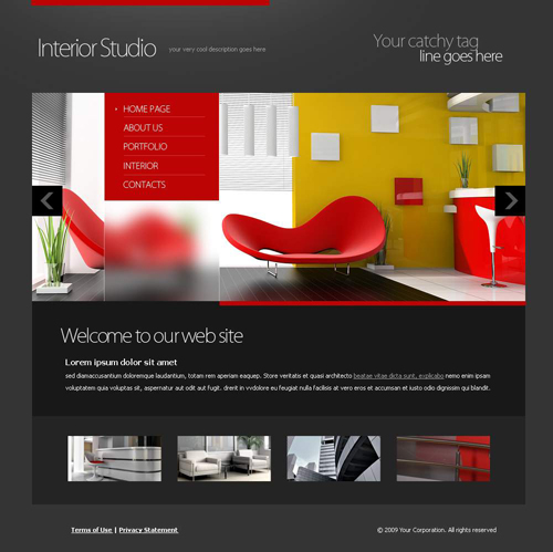 Website laten maken met Interieur en Meubels 431 webdesign